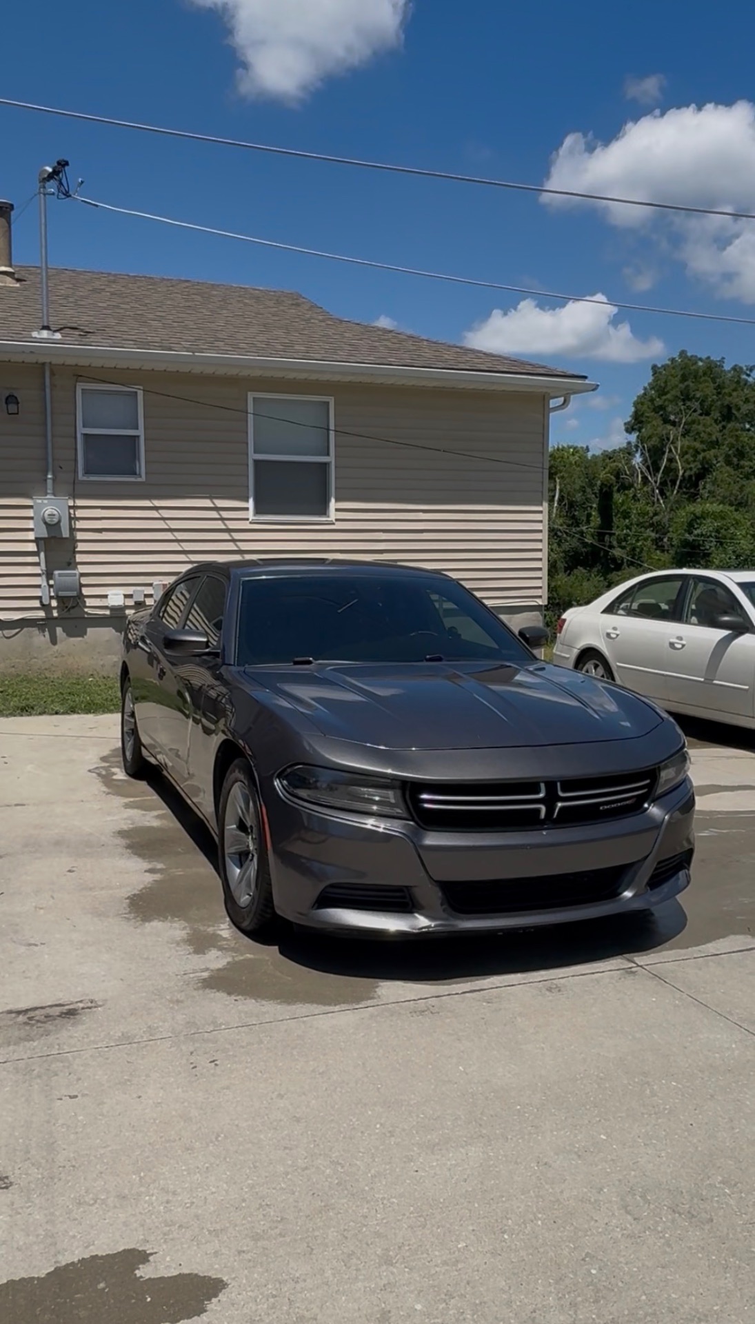 Exterior wash — before & after after detailing