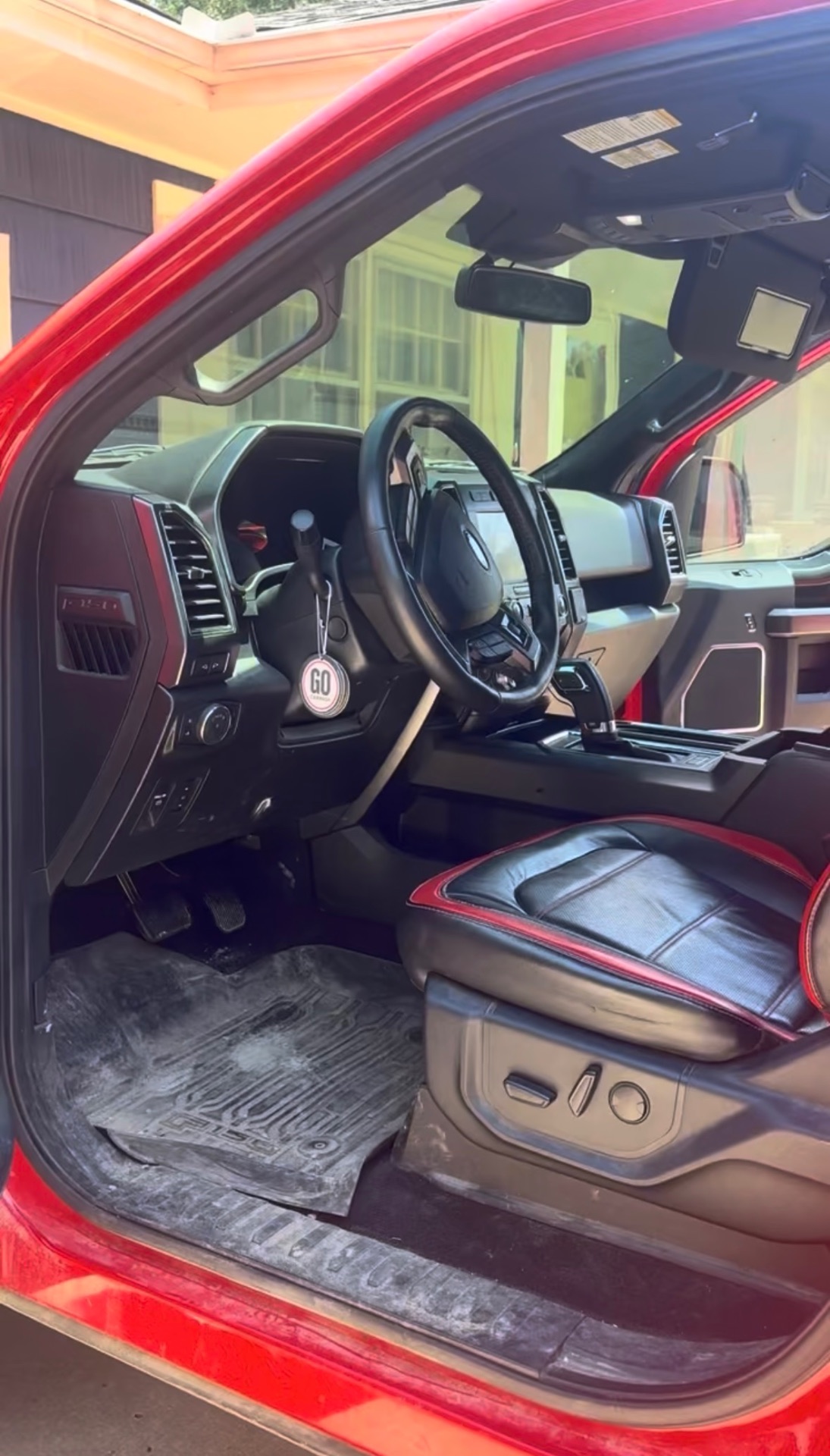 Interior detail — before & after before detailing