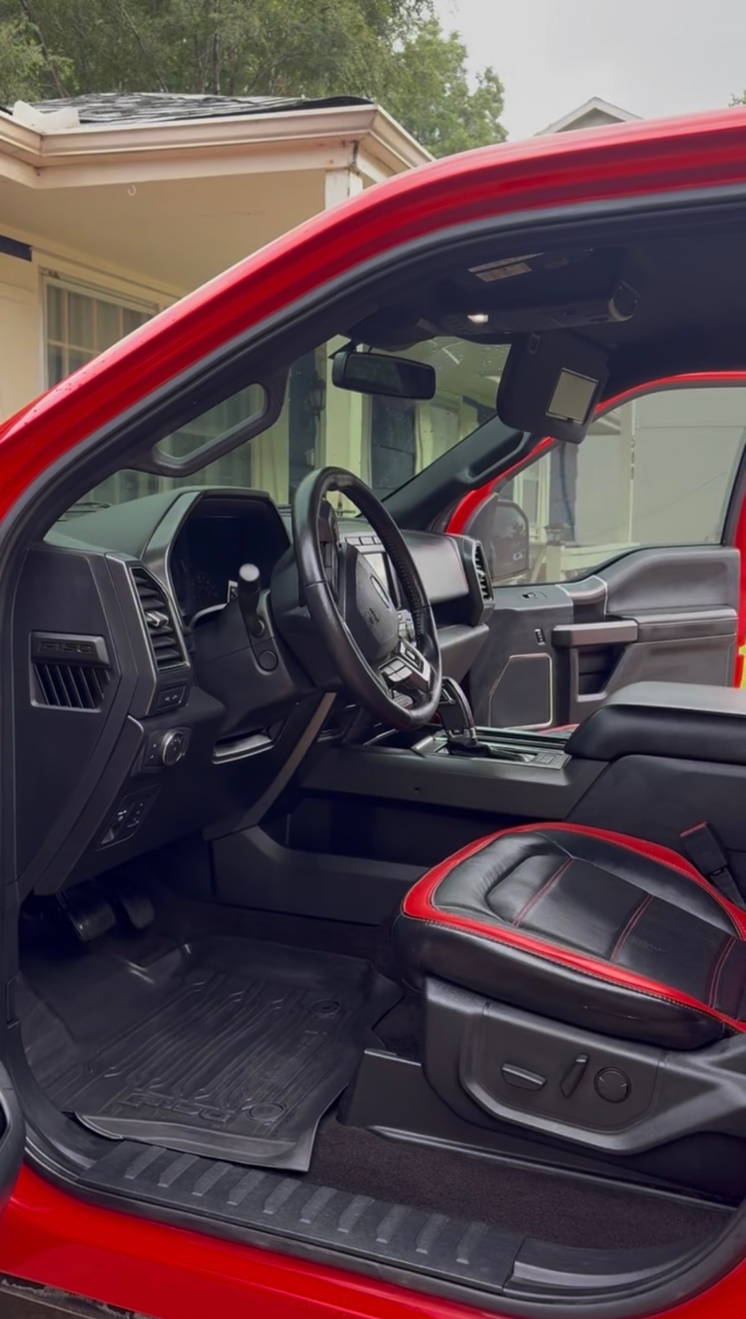 Interior detail — before & after after detailing